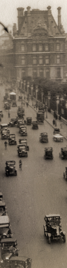 parisian street scene 1920's